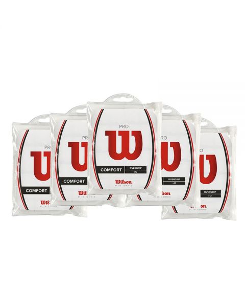 5 BAGS PACK COMFORT WHITE GRIPS