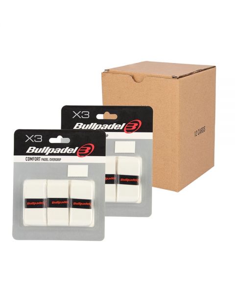 OVERGRIPS BULLPADEL 12 UNITS WHITE