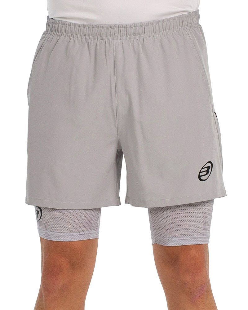 BULLPADEL SHORT MANZAN GREY