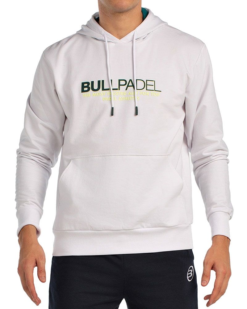 BULLPADEL HOODIE BOYEN WHITE