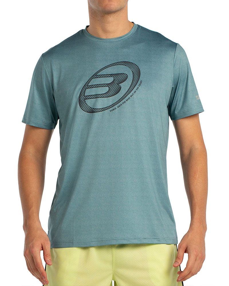 BULLPADEL T-SHIRT LANDE LIGHT BLUE/GREEN